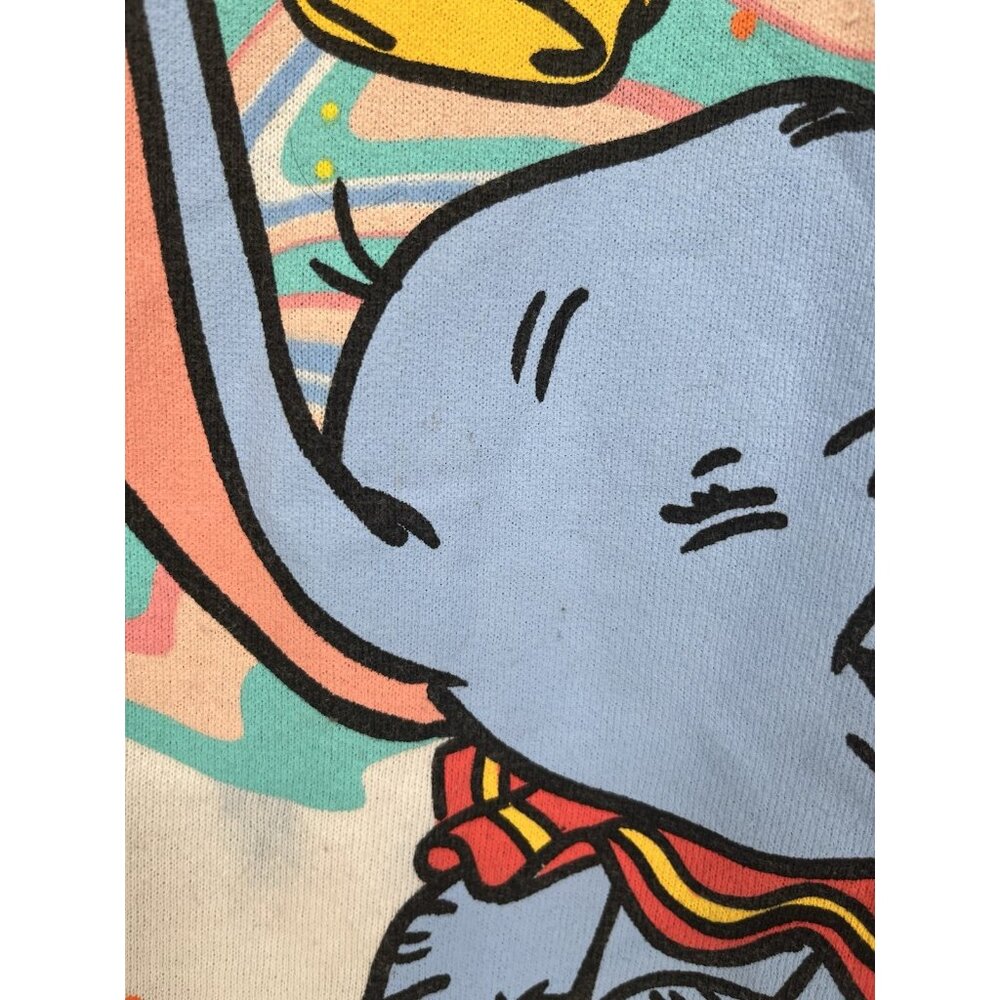 Disney Parks Dumbo Tie Dye Front Back Graphic Sweatshirt Adult Unisex L Blue - Picture 2 of 5